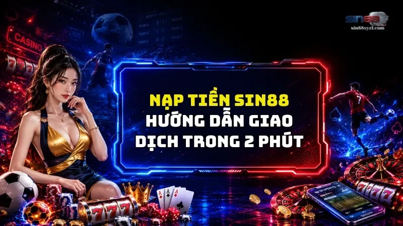 Nạp Tiền SIN88 – Hướng Dẫn Giao Dịch Nhanh Gọn Trong 2 Phút